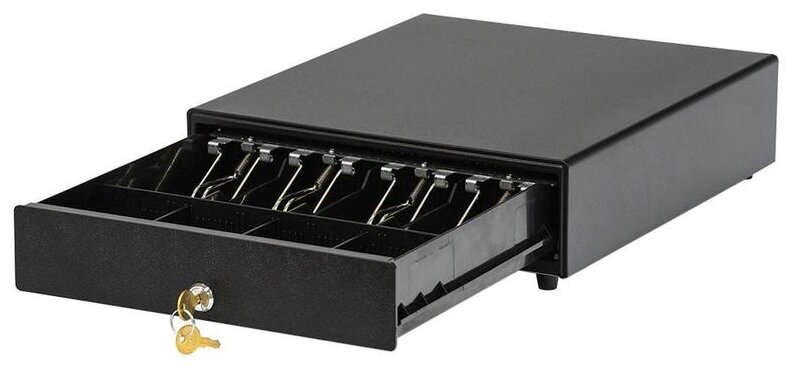 Денежный ящик АТОЛ SB-330-B черный, 330*380*90, механический