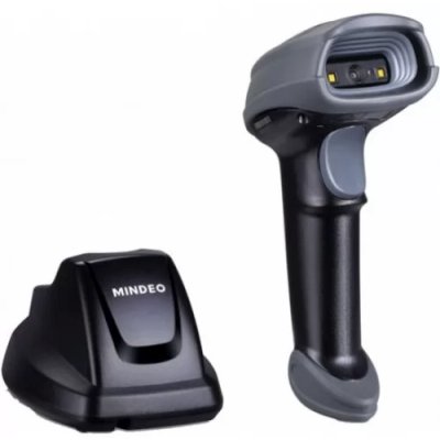 Беспроводной сканер штрих-кода 2D MINDEO CS2291-HD серый/черный с подставкой (CS2291-HD(BT))