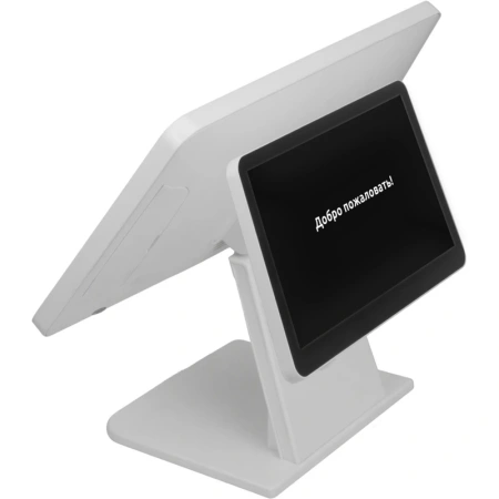 Pos-терминал Вики Макс+ (белый 15.6" N5095 8/128 WiFi BT второй дисплей 11.6" Win10Pro)