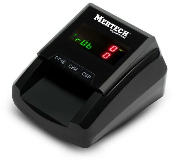 Детектор банкнот MERTECH D-20A FLASH PRO LED с АКБ